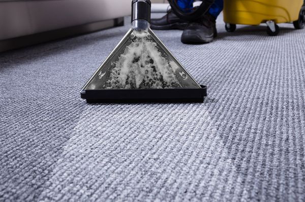 Carpet floor cleaning