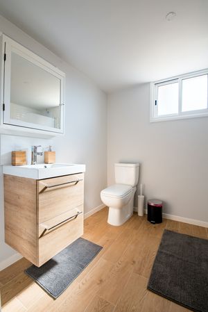 a bathroom cleaned by professional cleaners