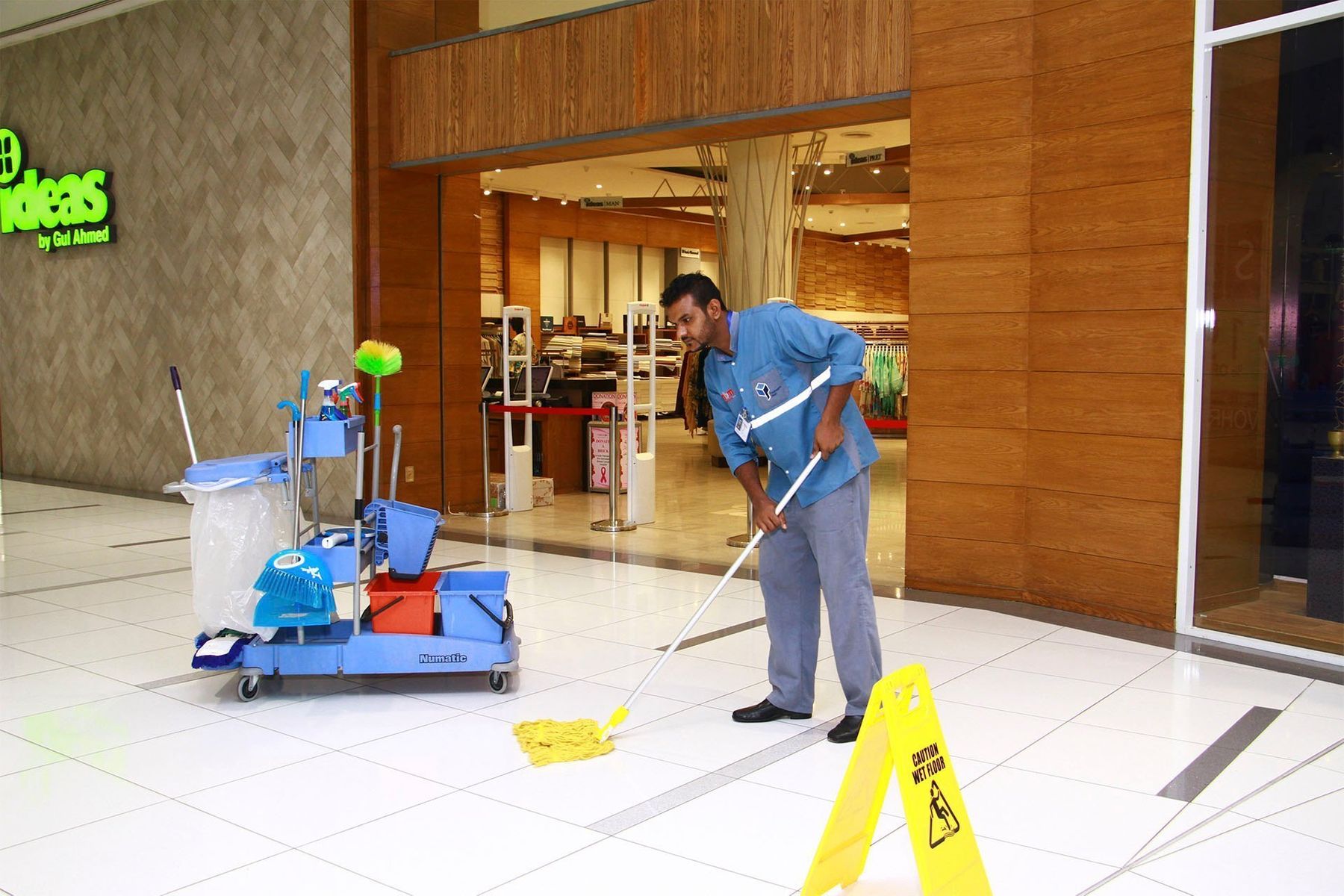 Ensure spotless and inviting spaces for a seamless shopping experience Shopping Mall Cleaning