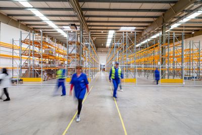 industrial cleaning services in janitorial warehouse 