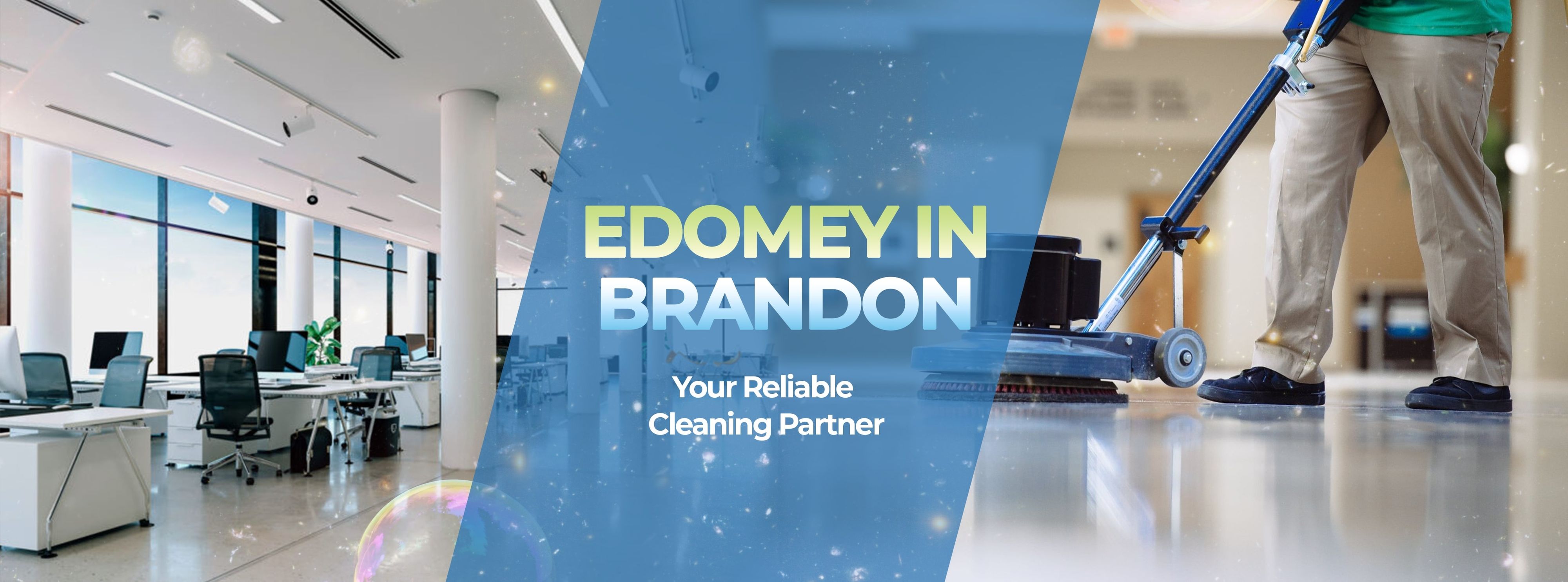 Commercial Cleaning Services in Brandon by professional cleaning company Edomey