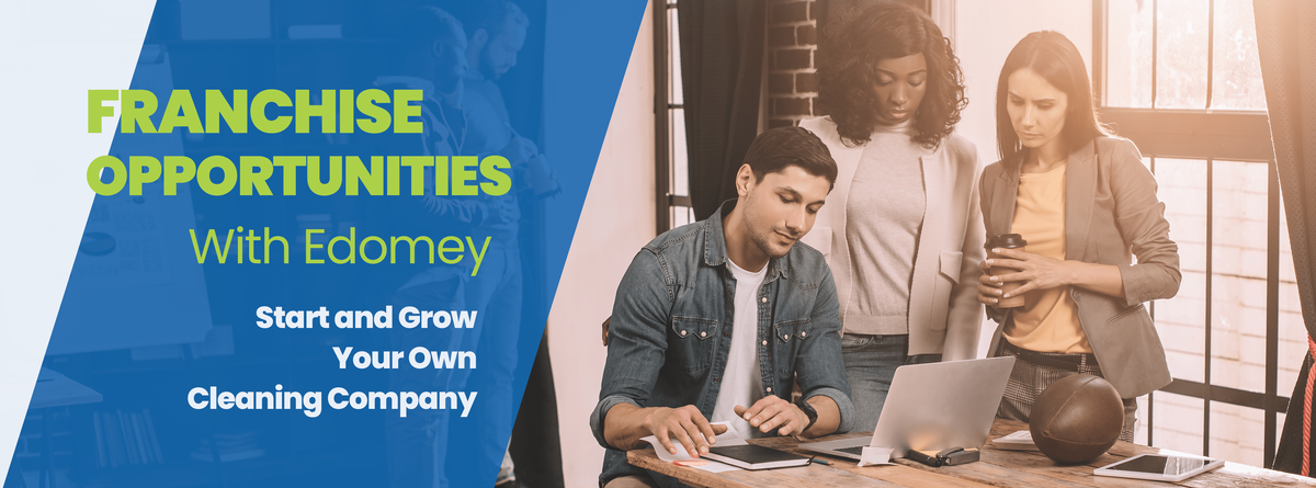 poster of commercial cleaning services franchise