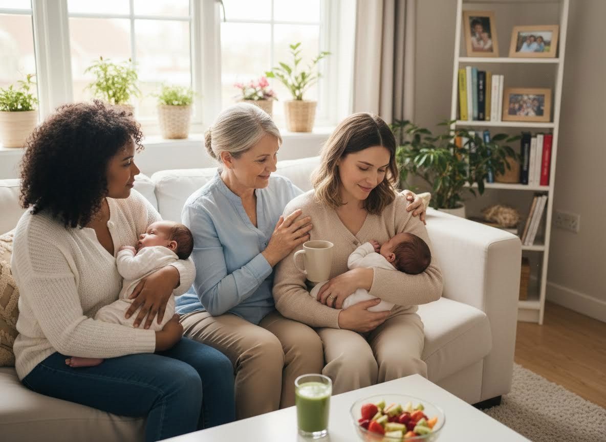 Multigenerational Family with Babies