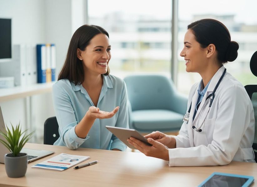 Doctor and Patient Consultation