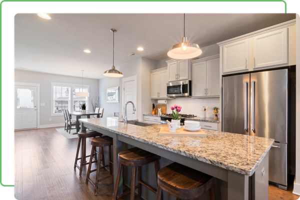 clean kitchen island 