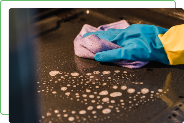 deep cleaning oven
