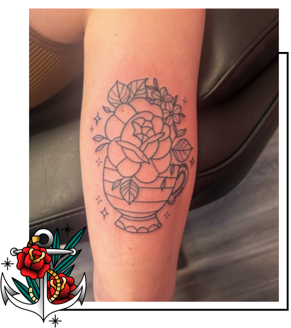 image of a rose tattoo