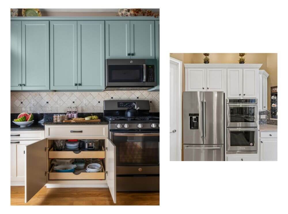 painted cabinets