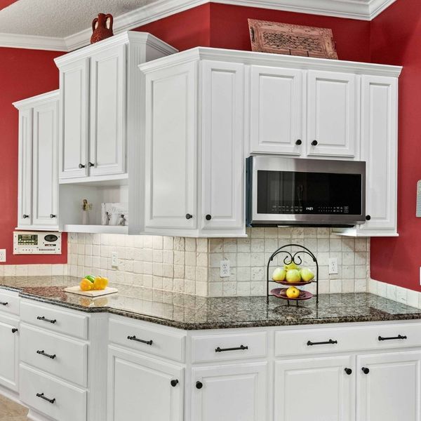 refinished kitchen cabinets