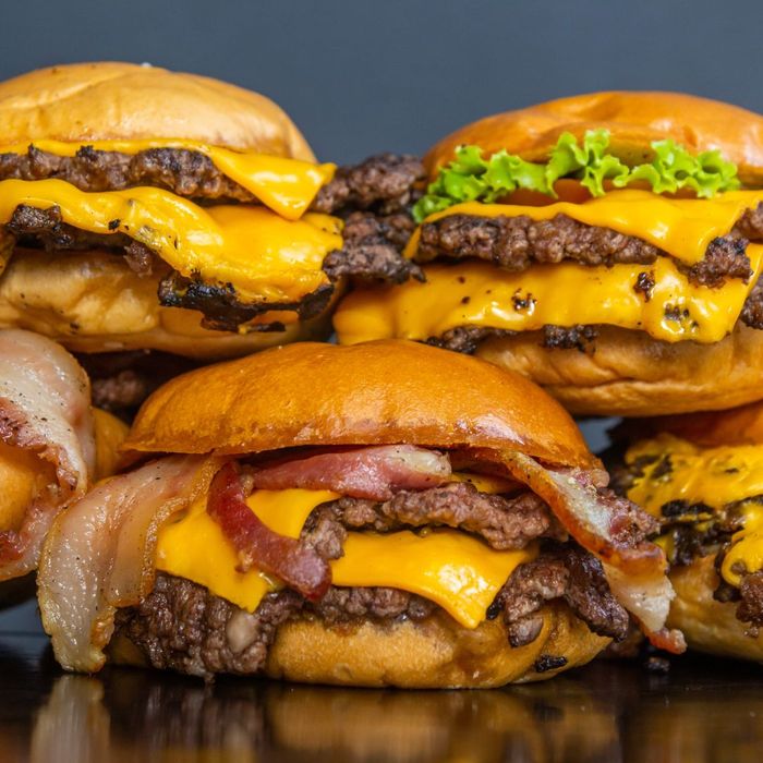 greasy burgers