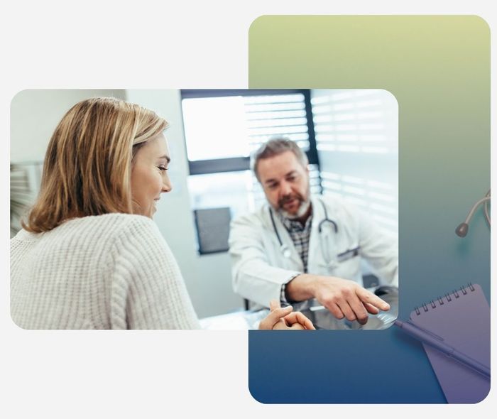doctor speaking with patient doctor speaking with patient