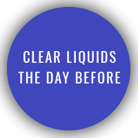 Clear liquids the day before