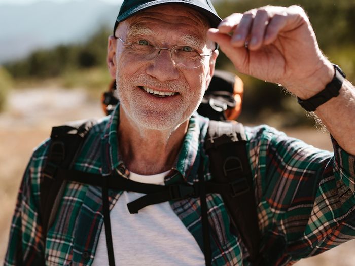 smiling older man