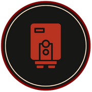 Black and red water heater icon Water Heater Repair and Replacement.png