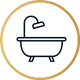 icon of bathtub / shower