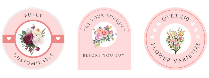 Wildflower Creations Colored Bouquet Sticker for Sale by