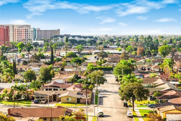 Orange County CA neighborhood