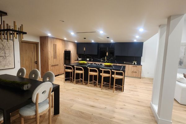 open-concept kitchen design