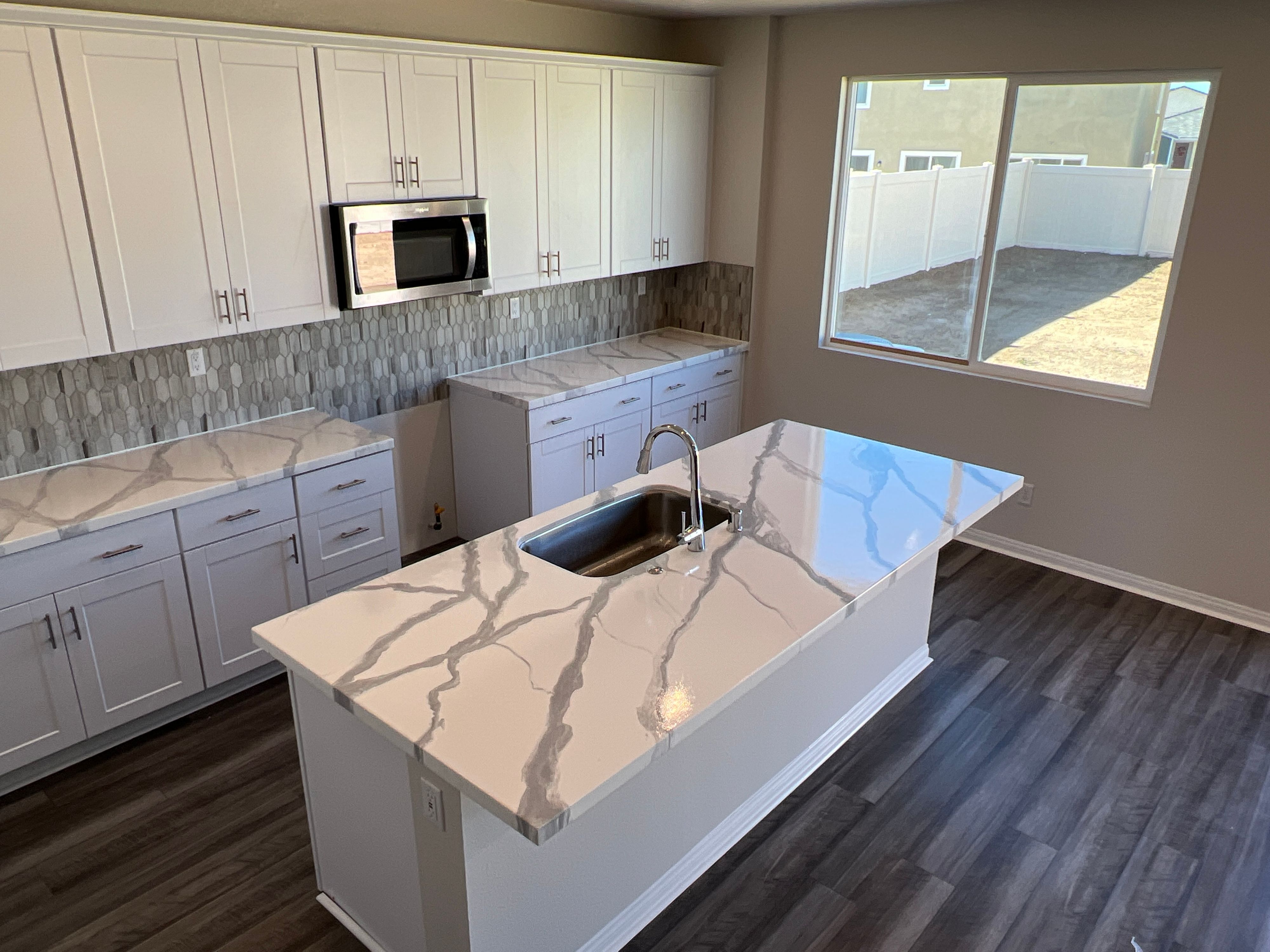 Handcrafted Epoxy Countertops with Marble-Inspired Design