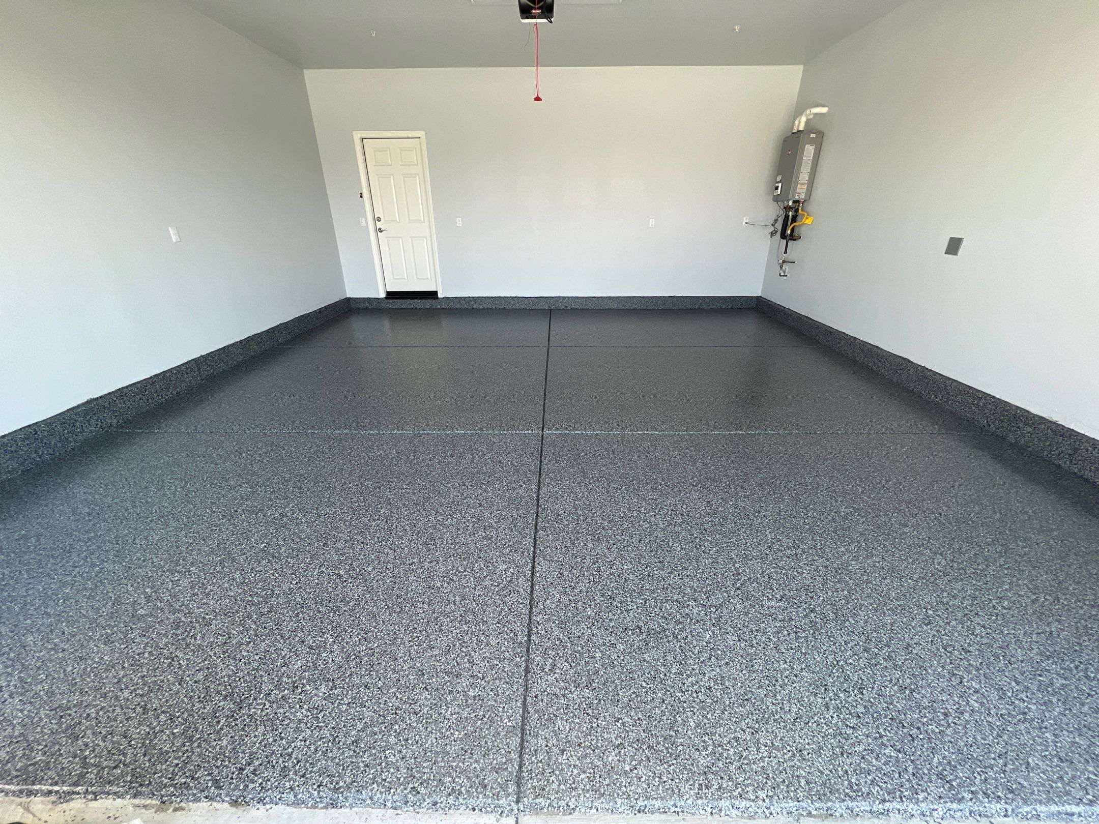 Custom Epoxy Flake Garage Floor Installed by Warrior Epoxy
