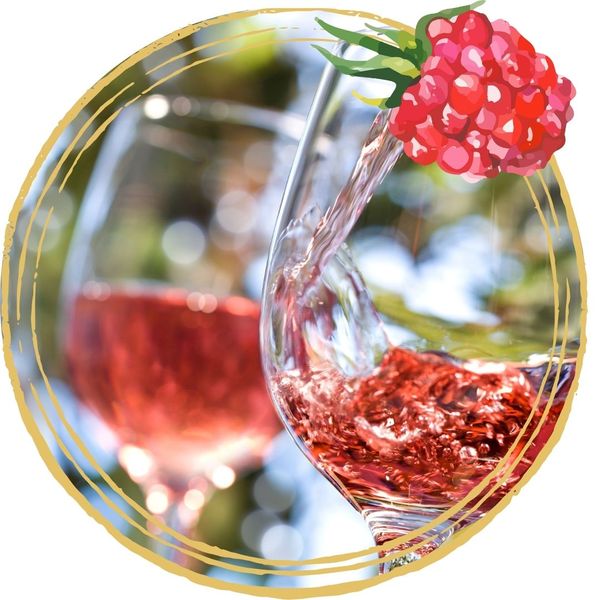 wine being poured into a glass