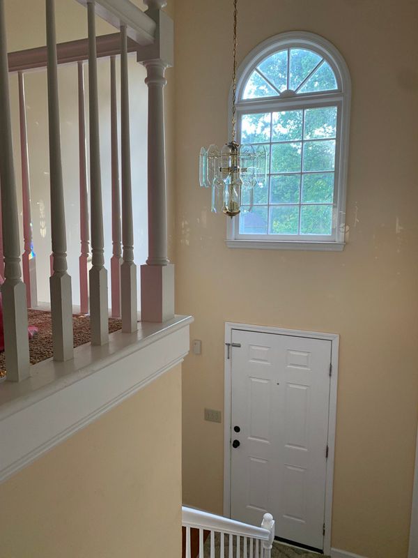 Two story foyer