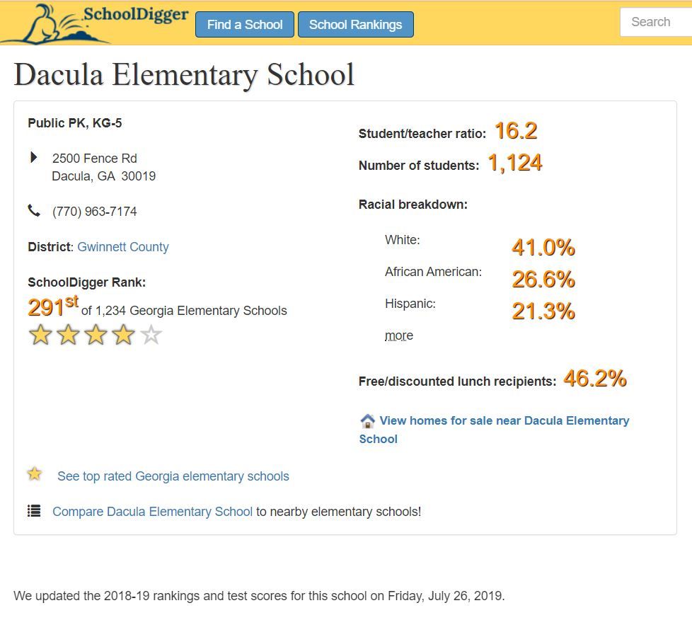 DACULA ELEMENTARY SCHOOL