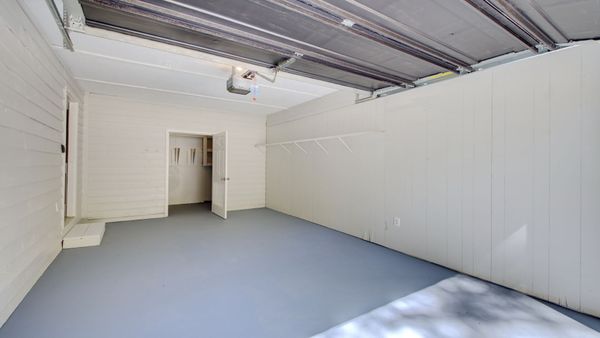 Garage with storage space