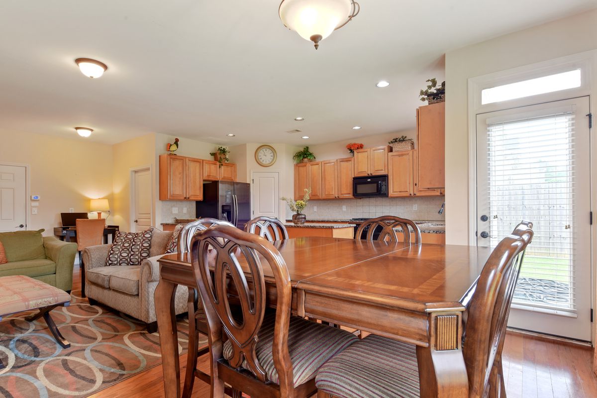VIEW OF KITCHEN FROM BREAKFAST AREA