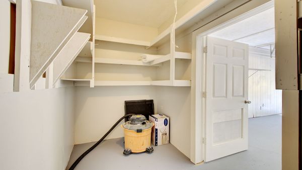 Storage off the garage