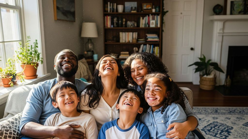 A diverse family of six