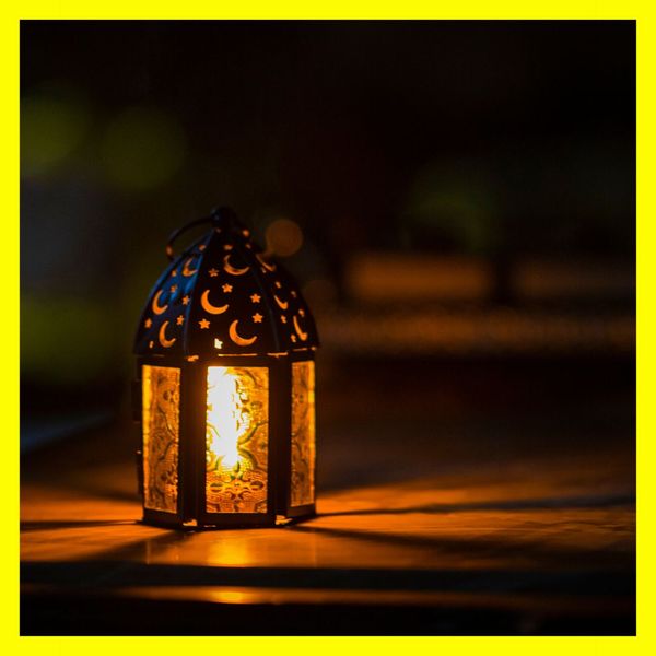Lantern light.