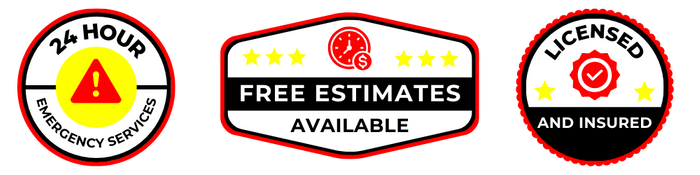 Licensed and insured electrical service trust badges for King Electrical Services
