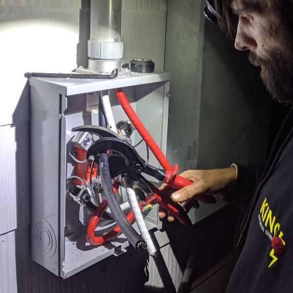 Replacing Damaged Meter Base During Emergency Repair