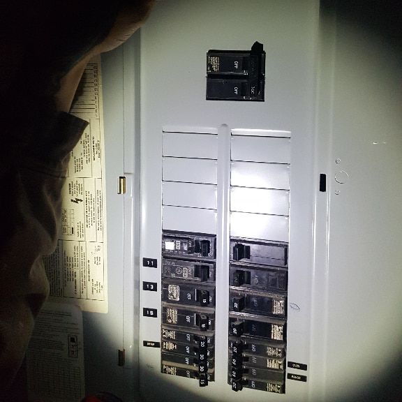 Main Breaker During Residential Power Outage