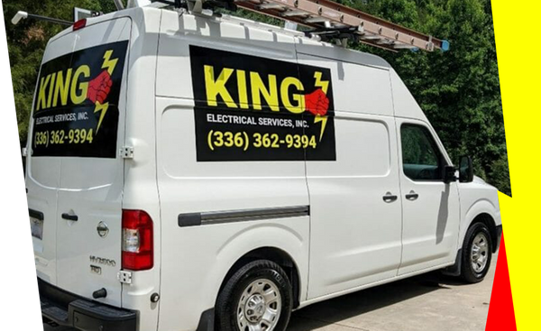King Electrical Services electrical services van