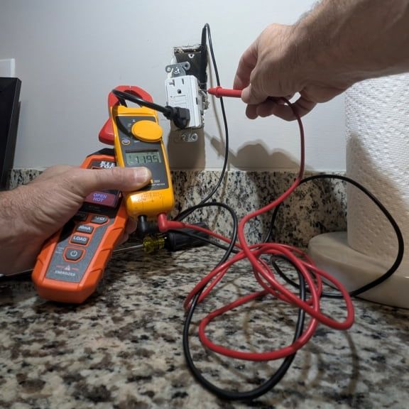 electrical troubleshooting gfci receptacle testing with multimeter