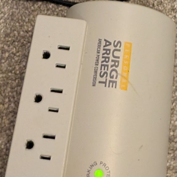 Point of Use Surge Protection Power Strip for Electronics
