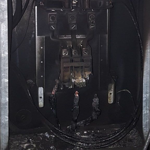 Severe Electrical Surge Damage