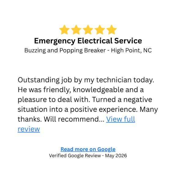 Friendly and Knowledgeable Electrician Customer Review