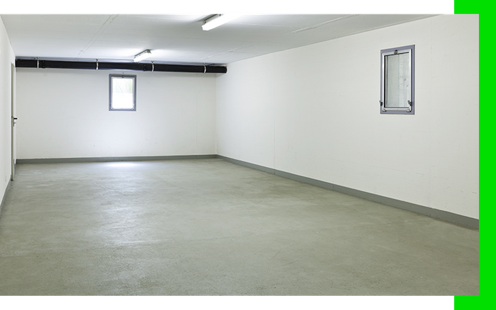 image of a garage floor