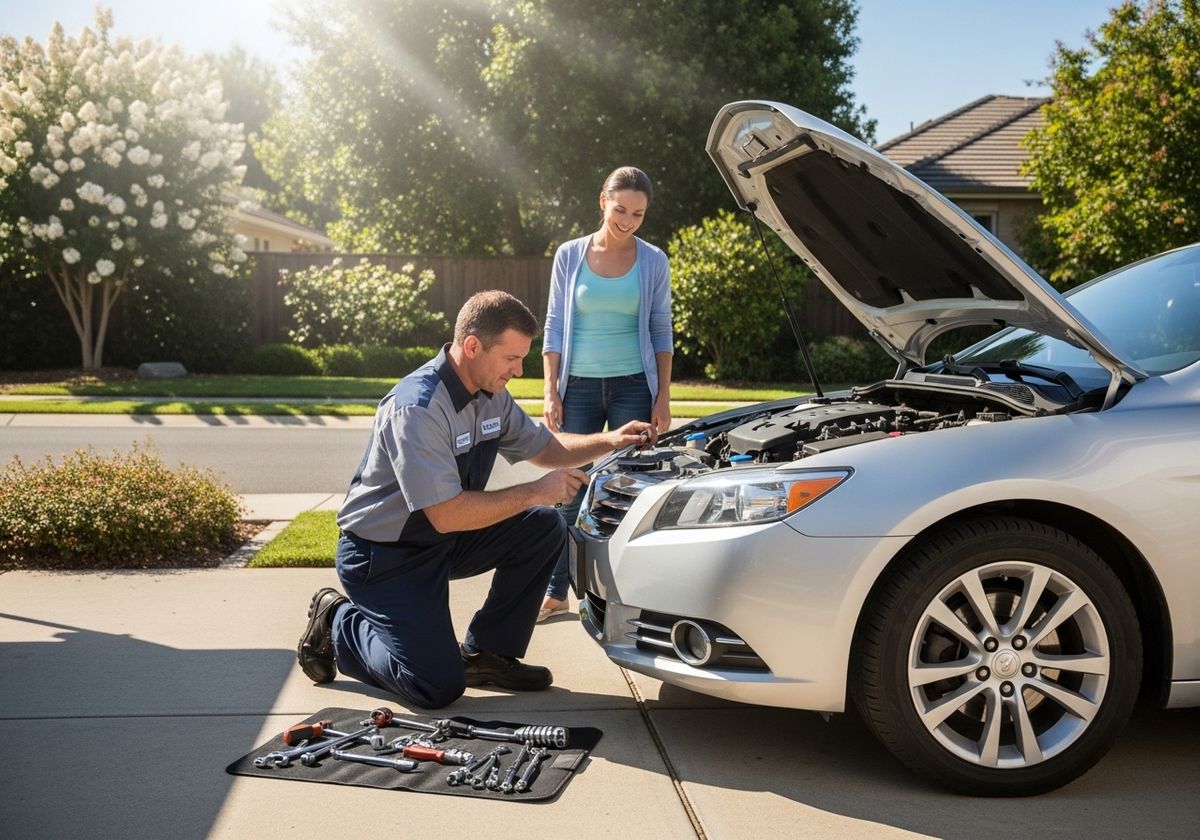 Car repair service at home