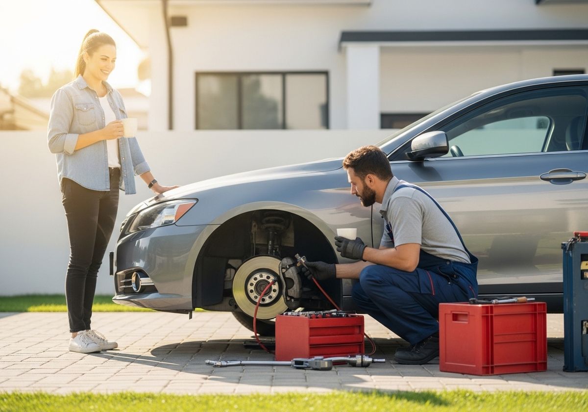 Car Brake Repair Service at Home