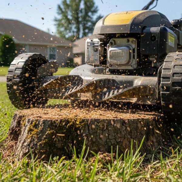 lawnmower damage