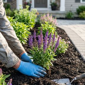 planting flowers
