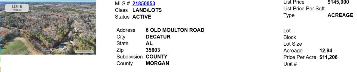 6 Old Moulton Rd - Mill Branch 