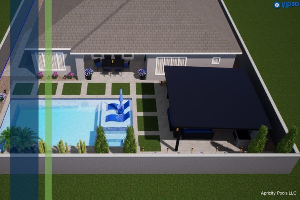 3D pool rendering