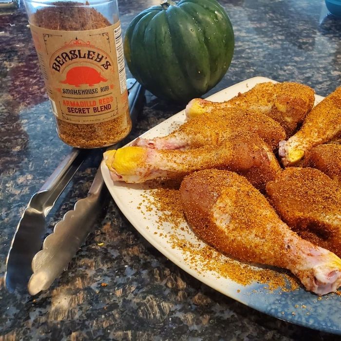 spice next to chicken