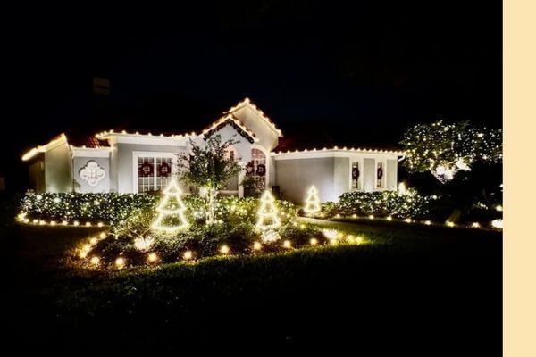 Christmas light display Christmas light display