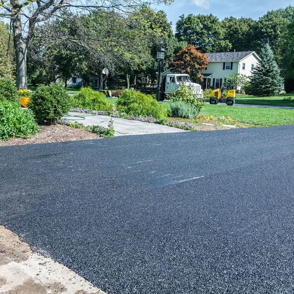 An asphalt road